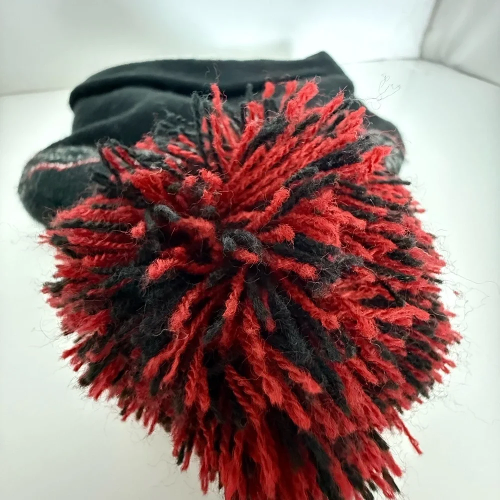Vini Party On Christmas Beanie Hat Reindeer Santa Snowman Funny Pom Pom Gift - Picture 4 of 4
